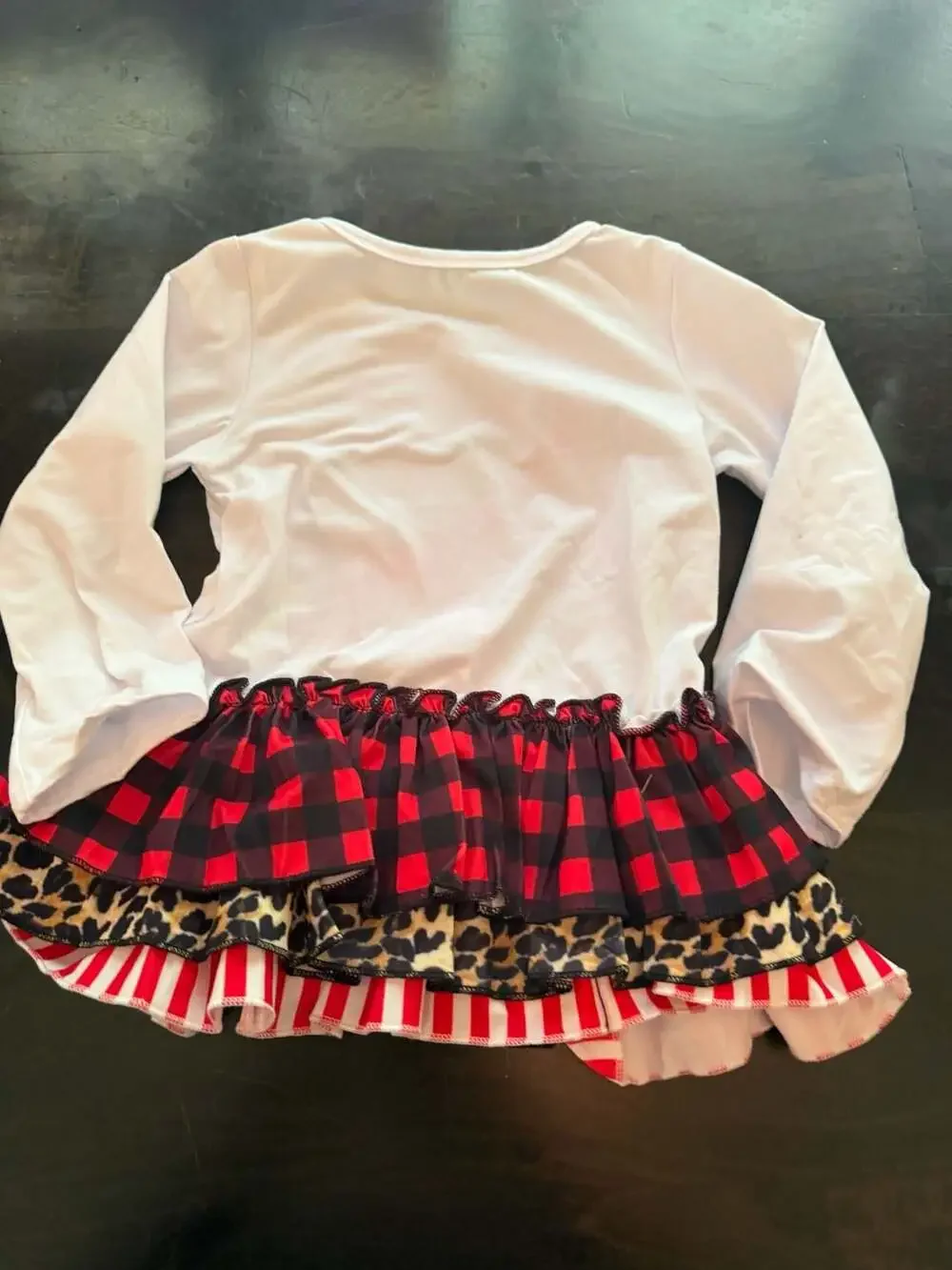 Marie Elizabeth GirlsMerry Christmas Y'All Ruffle Tunic and Bell Bottom Pants